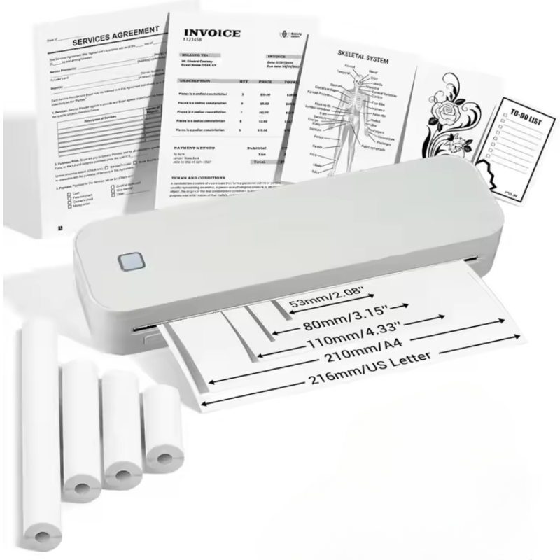 imprimante-portable-tailles